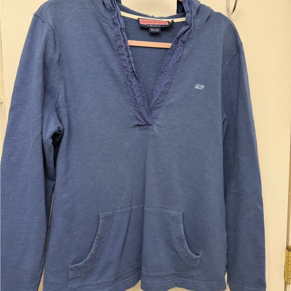 Vineyard Vines Navy Cotton Hoodie